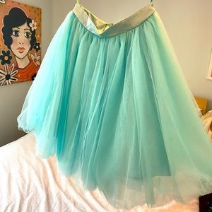 The Tulle Project - Tulle Skirt - M Robin’s Egg Blue